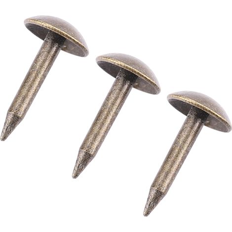 100 verstärkte Eisenklammern für Möbel, Fässer, Holztüren (6x12mm) - Starke Befestigungsnägel (1/5)