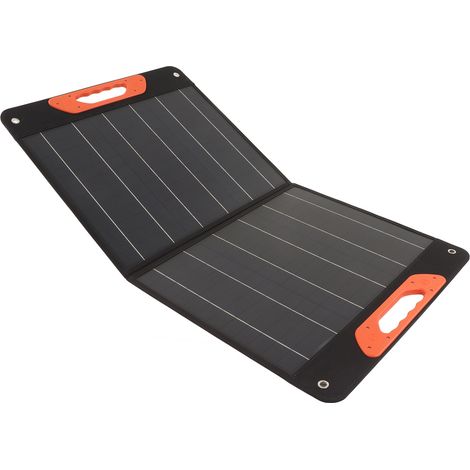 Tragbares, faltbares 60-W-Solarpanel-Ladegerät mit magnetischen IC-Chips für Laptop und Smartphone, wasserdicht, wasserabweisend, tragbare Solarstromversorgung (1/5)