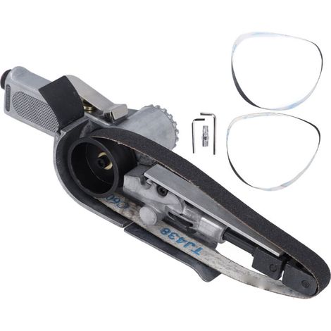 Pneumatic Sander 16,000 RPM, Gas Consumption of 6 CFM, Pneumatic Tools, Pneumatic Belt Sander for Polishing, Cutting and Buffing Products (1/5)