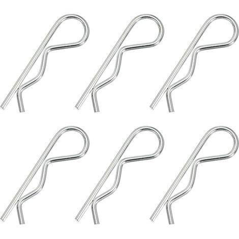 Kit De Goupilles R Assorties M4 x 90 mm Finition Argentee 6 Pcs (1/5)