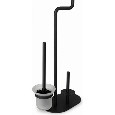 Deante Supporto per carta nero opaco in ottone 190x340x670 mm (1/2)