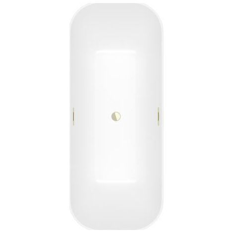 Baignoire îlot FINION DUO 1700x700 mm avec fonction eau et émotion.