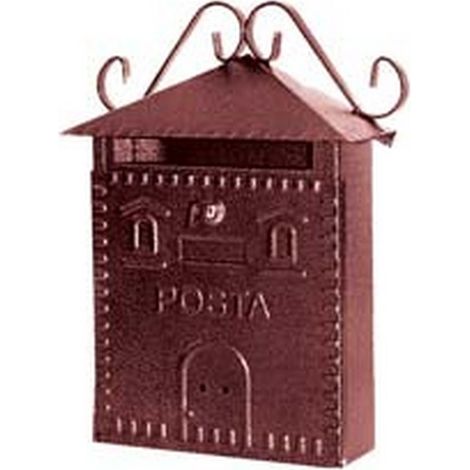 1PZ CASSETTA POSTALE RUSTICA - cm.30x10x36h.