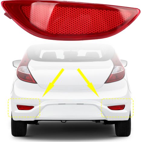 Rückspiegel für Hyundai Accent 2012-2017 (924051R000 24061R000) Links: 924051R000 (1/5)