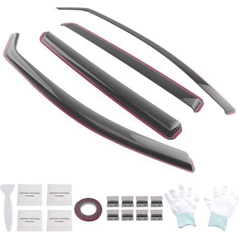 Wind Deflectors for KIA NIRO 2016-2022 Acrylic In-Channel Guards Set 4pcs