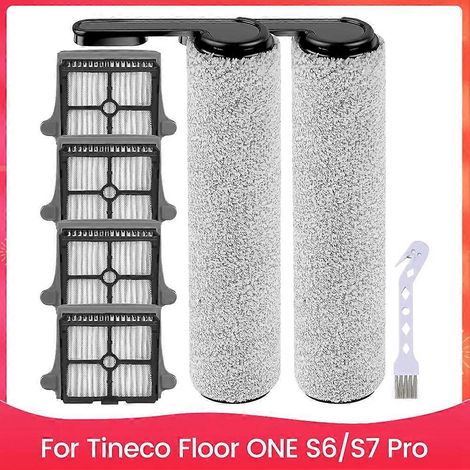 Brosse, rouleau et filtre de rechange pour aspirateur de sols sans fil Tineco Floor ONE S6/S7 Pro Smart (pièces détachées pour nettoyeur de sols humides et secs) (1/5)