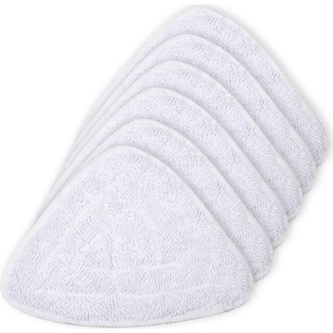 Lot de 6 Chiffons de Rechange pour Vileda Nettoyeur Vapeur Hot Spray (1/3)