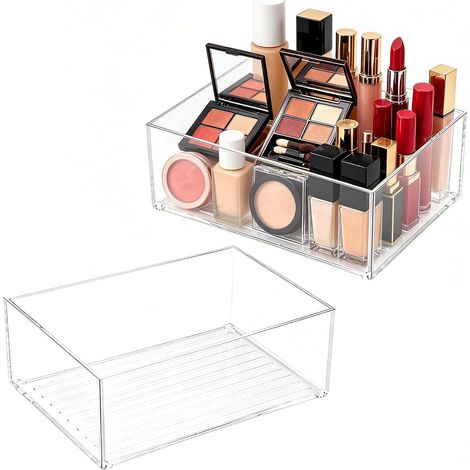 Pieces Mini Bathroom Organizers in Clear Acrylic (1/5)