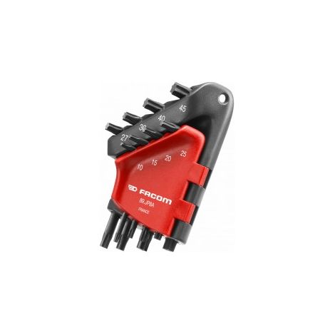 CLE MALE TORX LONGUE TETE SPERIQUE (JEU DE 8) - 89S.JP8APF - FACOM (1/5)