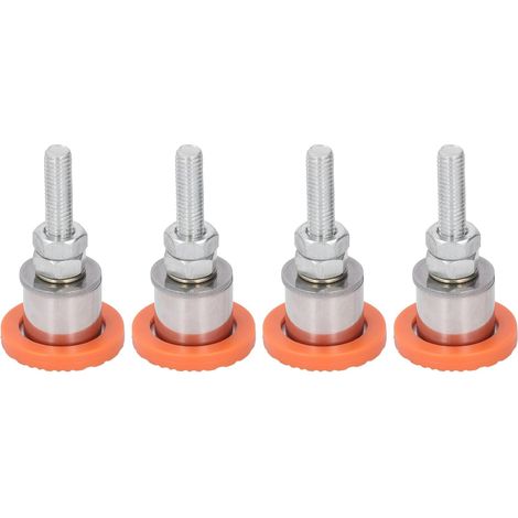 Lot de 4 Pieds de nivellement antidérapants en Caoutchouc, Tige filetée, Amortisseur de Chocs, pour Machine de découpe (1/5)