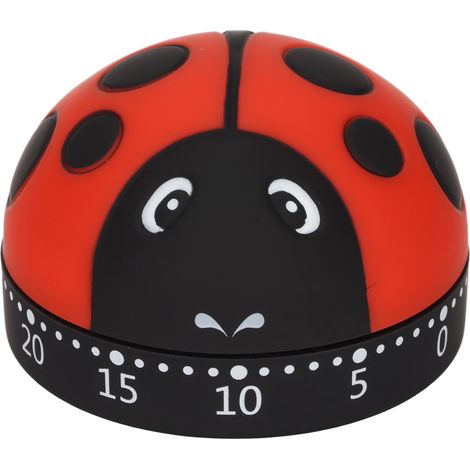 Marienkäfer-Küchentimer 70dB Edelstahl, praktische Stoppuhr zum Kochen, für Hausaufgaben und Sport (1/5)