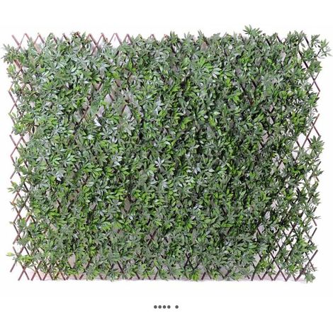 Palissade pour extérieur aralia artificiel anti-UV H 100 cm x L 200 cm