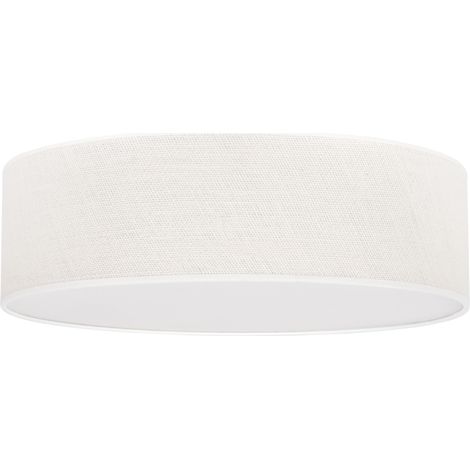 Lámpara de techo de plexiglás de yute blanca, 50 cm, casquillo E27 (1/5)