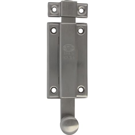 AMIG Verrou à coulisse 3800 150 mm Acier inoxydable AISI 304 Mat (1/4)