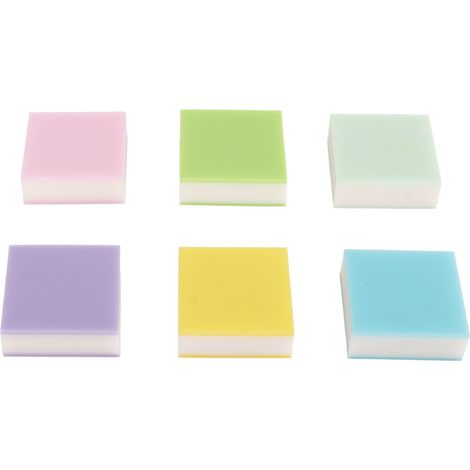 Lot de 6 blocs de gravure, couleurs assorties, impression claire, texture délicate, pour DIY, artisanat de tampon (1/5)