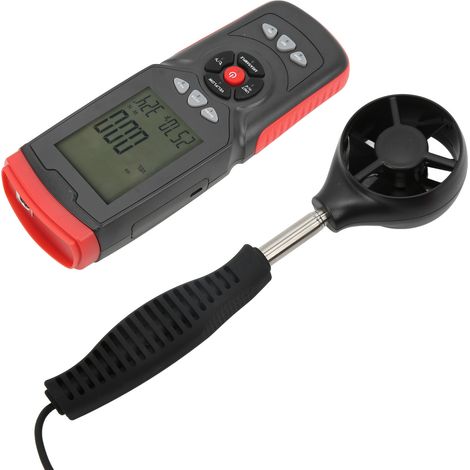 Anémomètre numérique 8907 haute précision, mesure de la vitesse du vent, du débit et de la température. (1/5)