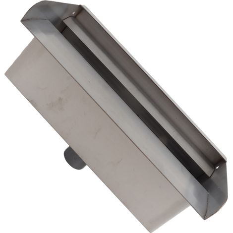 Déversoir en acier inoxydable 304 avec connecteur, bec de cascade pour fontaine extérieure, piscine paysagère, 300 mm. (1/5)