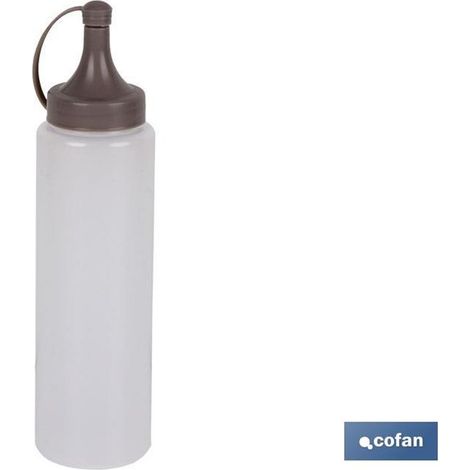 Ölflasche Modell Basilikum 500 ml Steinfarbe 6x23 cm