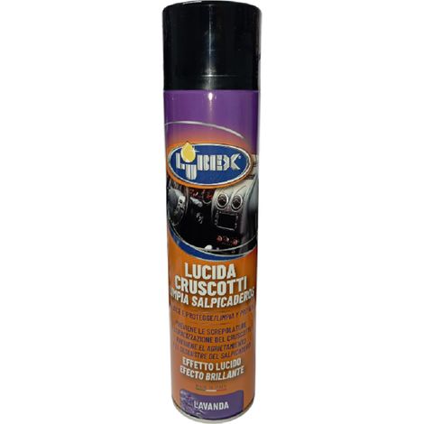 Lucida Cruscotti Auto Spray 600 ml profumo di LAVANDA Pulitore Antistatico Interni Effetto Brillante Antipolvere Detergente vetture Interni macchina Protegge e Ravviva (1/4)