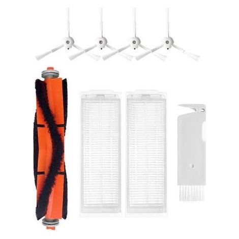 BARKBUSTERS Pièces détachées pour aspirateur robot Xiaomi Mi Robot Vacuum-Mop 2 Pro MJST1SHW / 2 Lite MJSTL : brosse latérale principale et filtre HEPA. Accessoires inclus. (1/5)