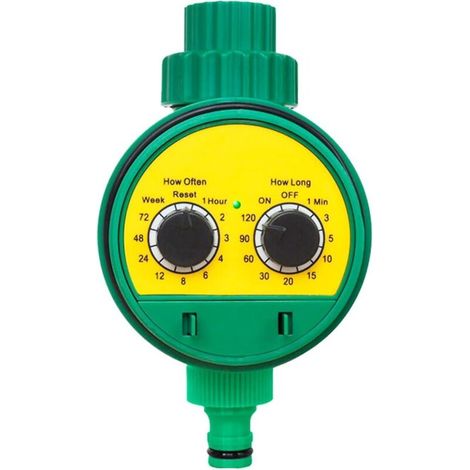 Minuteur d'arrosage automatique pour robinet de jardin, idéal pour l'irrigation des pelouses et des serres. (1/5)