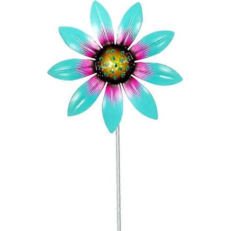 Piquet décoratif pour jardin, patio ou cour, tournesol exquis, décoration paysagère, anti-décoloration 53CA