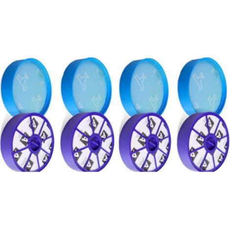 Dyson DC29 DC19 DC19T2 DC20 DC21，Kit 4 Remplacement Filtre Lavable pour Aspirateur