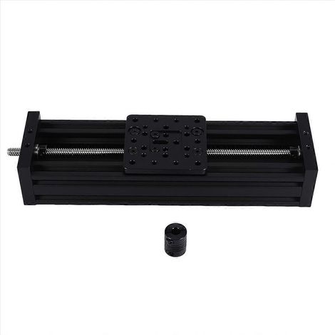 Tornillo Z para impresora 3D T8 Z DIY C Mesa deslizante CNC 250 mm Negro (1/5)