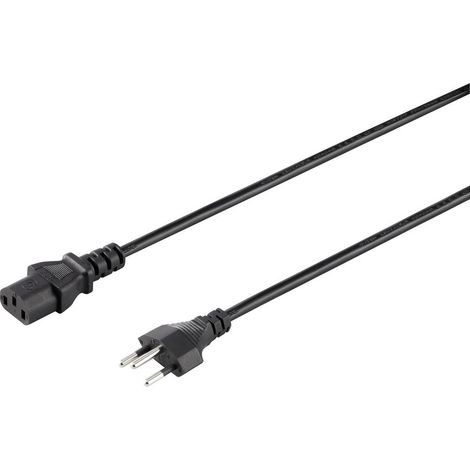 Cavo IEC Sygonix SY-5042720 Nero 2.00 m