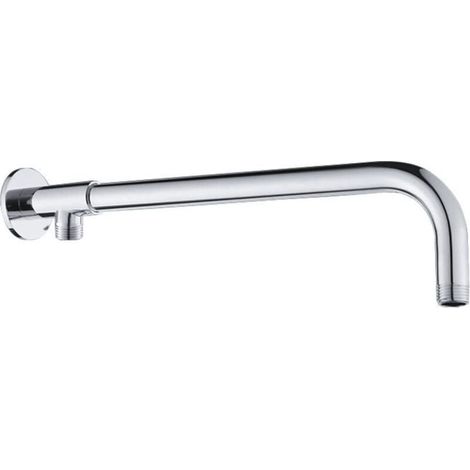 CSPARKV 50cm di Montaggio, Braccio Doccia, Tubo flessibile, tubo di rame Cromato,Accessori Tubo Braccio soffione Doccia Staffa in Rame per Bagno Doccia (1/5)