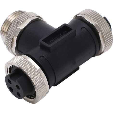 Connecteur en T 4 broches étanche IP67 pour câbles de dérivation NMEA 2000, terminaison en T multiport 3 ports pour capteurs et actionneurs (1/5)