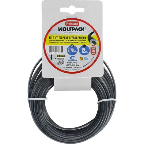 Professioneller runder Nylonfaden 2,7mm (12mt)