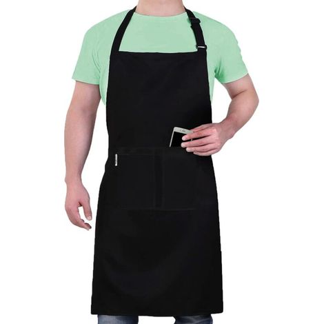 Bardusch-Tablier étanche unisexe – 3 poches – lanières longues – pro – barbecue/restaurant/jardin (1/4)