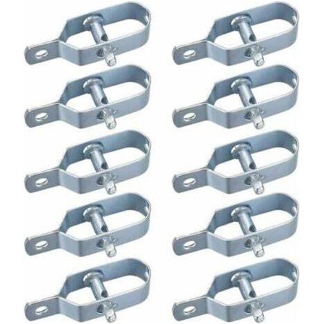 Kit de 10 Tendeurs pour Grillage et Clôture Barbelé avec Connecteurs pour Fil de Tension (1/4)