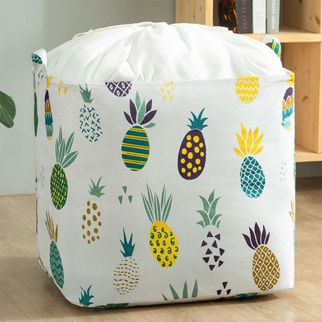 Panier de rangement pour vêtements sales, pliable, boîte de rangement pour jouets, panier à vêtements sales à cordon, avec poignée 504070cm (1/5)