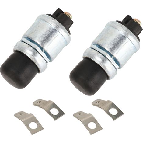 Lot de 2 boutons de klaxon Club Car 12V 17318 G1, compatibles avec les modèles EZGO 1993-2022 (1/5)