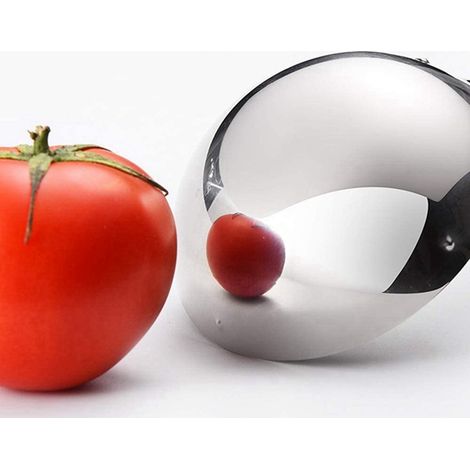 A silver-plated stainless steel tablespoon/oil strainer for household use. Dimensions: 32.5 x 9. (1/5)
