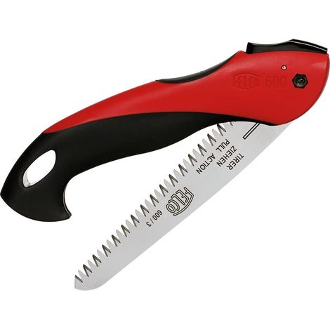 FELCO Sega 600 (Lama 16 cm, Sega pieghevole Ø 50 mm, Lunghezza 350 mm, Taglierina a strappo, Sega pieghevole, Sega da potatura per mancini e destrimani), 26 x 16 x 12 cm (1/5)