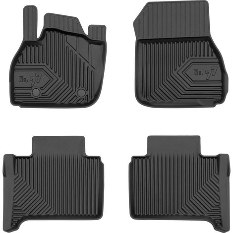Tapis de Sol de Voiture pour Renault Zoe 2012-2024 FL TPE Imperméable Noir 4Pcs (1/5)