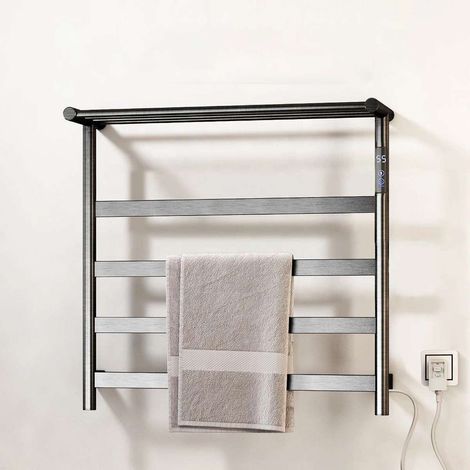 Sèche serviettes électrique 250w gun métal, Gun (1/5)