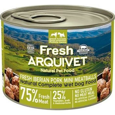 Umido Cane - Mini Polpette di maiale 200 gr Arquivet Fresh