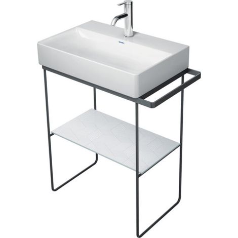 Consola metálica Duravit DuraSquare de 66,5 x 45,1 cm, para