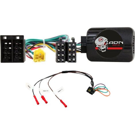 Interface Commande au volant RN5C compatible avec Renault Updatelist Ecran deporte Chinois cx 3 fils