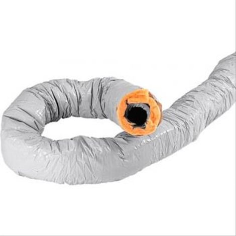 Conduit souple aluminium isolé type CR pour VMC Ø80mm L=6m Atlantic