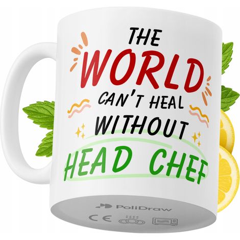 Lustige Tasse für den Chefkoch – Kaffee- oder Teebecher mit witzigem Textdesign – ideal für Geburtstage, Namenstage, Feiertage und besondere Anlässe. Hochwertige Tasse für Zuhause, Büro und Arbeit. Fa