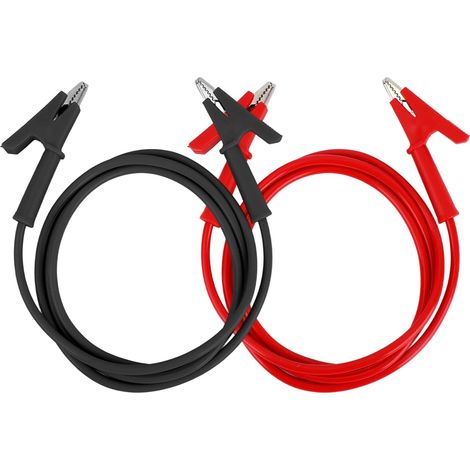(2pcs) Pince Crocodile pour Multimètre et Sonde Test, Câble de Mesure Empilable Cordon Métallique Long de 1m (1/5)