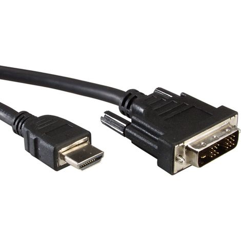 VALUE DVI - HDMI 1m HDMI tipo A (Estándar) Negro