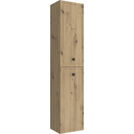 Columna de baño RUNA 30cm Roble (1/4)