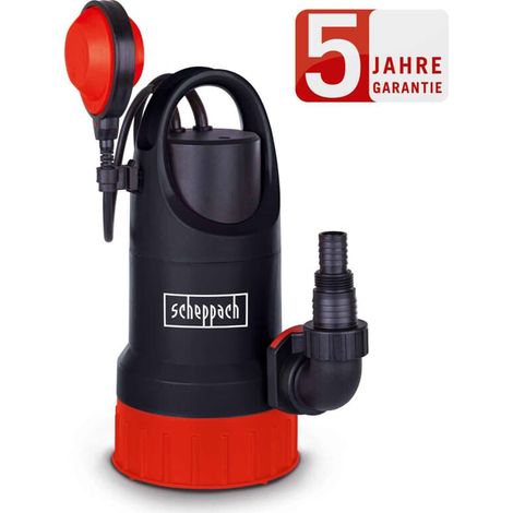 Elektro-Tauchpumpe helles und dunkles Wasser 750 W 20000 l/h Scheppach dwp750 (1/8)