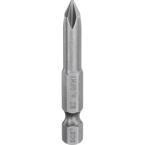 Embout De Tournevis Cruciforme 1 Ph1 2" (50mm) Long Acier S2 (1/5)